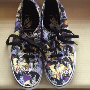 Disney Villains Vans Shoes, woman’s size 7